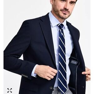 Michael Kors Men's Stretch Classic Fit Navy Blazer Sport Coat Sz 36 NWT